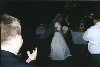 Bride and groom entering